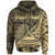 American Samoa Hoodie Pago Pago Polynesian Gold Patterns Unisex Black - Polynesian Pride