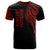 Wallis and Futuna T Shirt Wallis and Futuna Tatau Red Patterns Unisex Black - Polynesian Pride