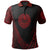 Tahiti Polo Shirt Red Polynesian Patterns Sport Style Unisex Black - Polynesian Pride