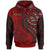 Tonga Hoodie Red Polynesian Patterns Best Tonga Ever Unisex Black - Polynesian Pride