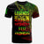 Fiji T Shirt Legends Are Born In Reggae Color Unisex Black - Polynesian Pride