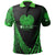 Papua New Guinea Polo Shirt Green Polynesian Patterns Sport Style Unisex Black - Polynesian Pride