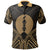 New Caledonia Polo Shirt Kanaky Seal Gold Tribal Patterns Unisex White - Polynesian Pride