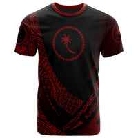 Chuuk State T Shirt Red Polynesian Patterns Sport Style Unisex Black - Polynesian Pride