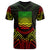 Kiribati T Shirt Kiribati Seal Tribal Reggae Color Patterns Unisex Black - Polynesian Pride