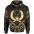 Pohnpei State Hoodie Pohnpei State Seal Gold Tribal Patterns Unisex Black - Polynesian Pride