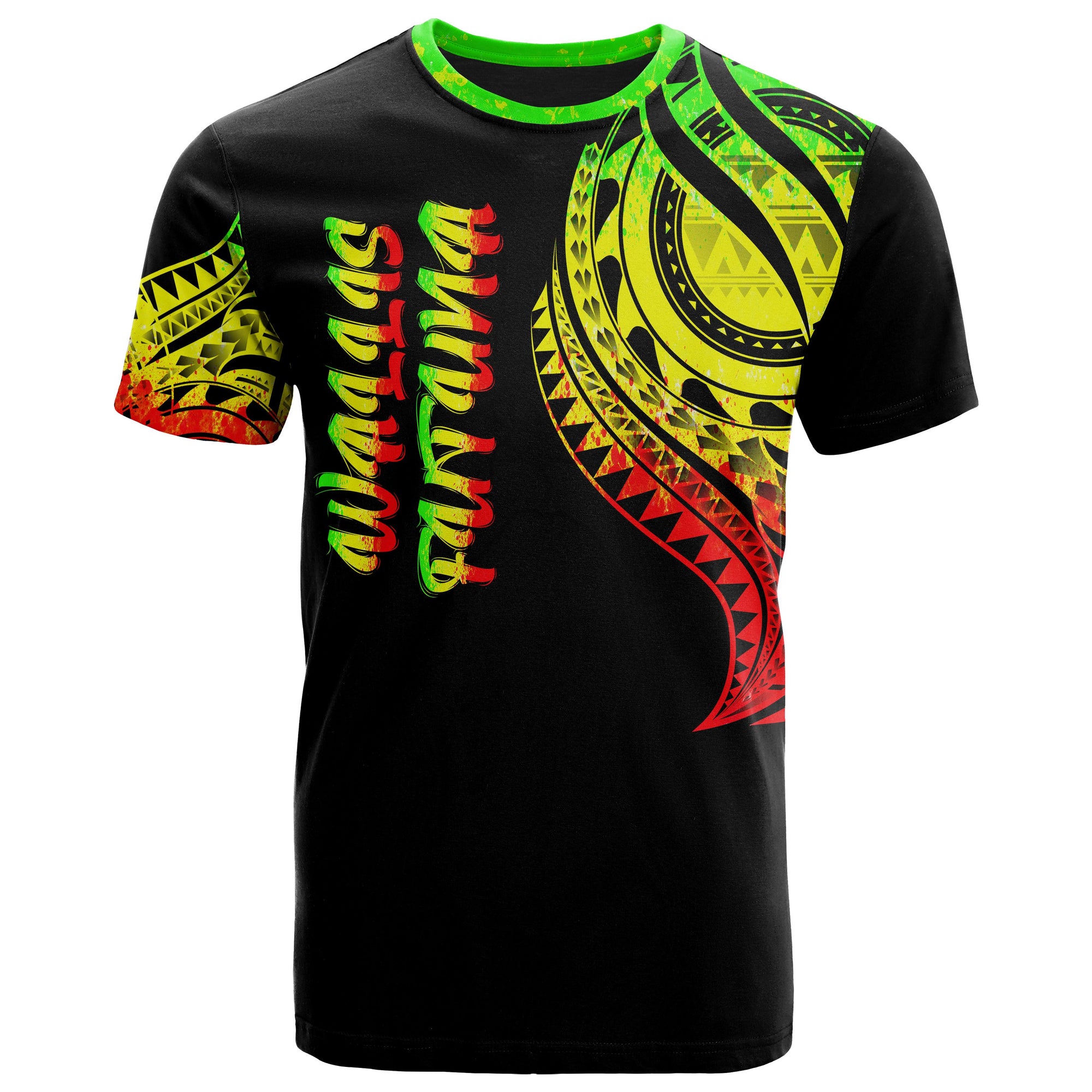 Wallis and Futuna T Shirt Wallis and Futuna Tatau Reggae Patterns Unisex Black - Polynesian Pride