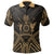 Cook Islands Polo Shirt Kuki Airani Seal Gold Tribal Patterns Unisex White - Polynesian Pride