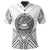 American Samoa Polo Shirt Amerika Samoa Seal Tribal Patterns Unisex White - Polynesian Pride