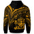 Fiji Hoodie Gold Color Cross Style - Polynesian Pride