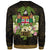 Fiji Sweatshirt - Polynesian Gold Patterns Collection - Polynesian Pride