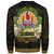 French Polynesia Sweatshirt - Polynesian Gold Patterns Collection - Polynesian Pride