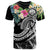 FSM Polynesian T Shirt Summer Plumeria (Black) Unisex Black - Polynesian Pride