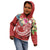 Nauru Polynesian Hoodie Summer Plumeria (Red) - Polynesian Pride