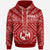 Tonga Hoodie Tonga Seal With Polynesian Tattoo Style (Red) Unisex Red - Polynesian Pride