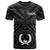 Pohnpei T Shirt Pohnpei Seal With Polynesian Tattoo Style ( Black) BN25 Unisex Black - Polynesian Pride