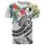 YAP Polynesian T Shirt Summer Plumeria (White) Unisex White - Polynesian Pride