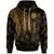 Nauru Hoodie Polynesian Wings Golden Unisex Golden - Polynesian Pride