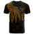 Niue T Shirt Polynesian Wings (Golden) Unisex Golden - Polynesian Pride