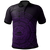 American Samoa Polo Shirt Polynesian Circle (Purple) Unisex Purple - Polynesian Pride