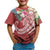 FSM Polynesian T Shirt Summer Plumeria (Red) - Polynesian Pride