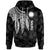 Nauru Hoodie Polynesian Wings White Unisex White - Polynesian Pride