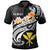 Hawaii Polo Shirt Kanaka Maoli Polynesian Patterns Plumeria (Black) Unisex Black - Polynesian Pride