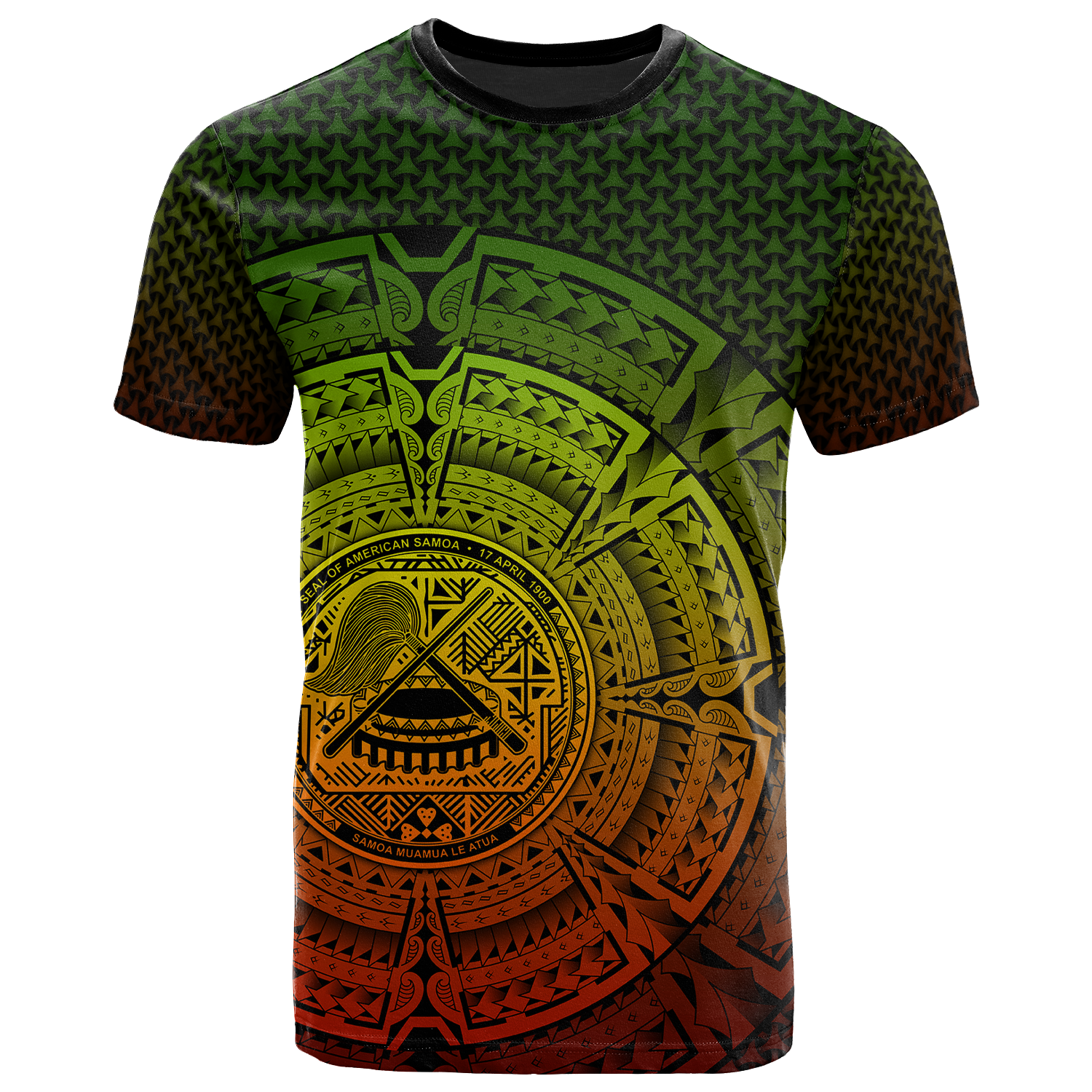 American Samoa Polynesian T Shirt Polynesian Circle (Reggae) Unisex Art - Polynesian Pride