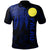 Palau Polynesian Polo Polynesian Wings (Blue) Unisex Blue - Polynesian Pride