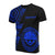 Federated States of Micronesia Custom T Shirt Micronesian Pattern Blue Style Unisex Blue - Polynesian Pride