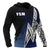 Federated States of Micronesia Hoodie White Lighting Piece - Polynesian Pride
