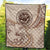 Federated States of Micronesia Premium Quilt - Hibiscus Flowers Vintage Style - Polynesian Pride