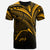 Federated States of Micronesia T Shirt Gold Color Cross Style Unisex Black - Polynesian Pride