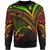 Fiji Sweatshirt - Cross Style Reggae Color Unisex Black - Polynesian Pride