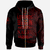 Nauru Zip Hoodie Legends Are Born In Red Color Unisex Red - Polynesian Pride