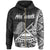 American Samoa Zip Hoodie Nuuuli Polynesian Patterns Unisex Black - Polynesian Pride