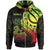 Tonga Zip Hoodie Reggae Polynesian Patterns Best Tonga Ever Unisex Black - Polynesian Pride