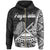 American Samoa Zip Hoodie Fagaalu Polynesian Patterns Unisex Black - Polynesian Pride