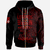 Wallis & Futuna Zip Hoodie Legends Are Born In Red Color Unisex Red - Polynesian Pride