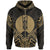 New Caledonia Zip Hoodie New Caledonia Seal Gold Tribal Patterns Unisex White - Polynesian Pride