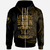 Yap State Zip Hoodie Legends Are Born In Gold Color Unisex Gold - Polynesian Pride