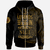 Niue Zip Hoodie Legends Are Born In Gold Color Unisex Gold - Polynesian Pride