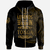 Tonga Zip Hoodie Legends Are Born In Gold Color Unisex Gold - Polynesian Pride