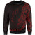 Papua New Guinea Sweatshirt - Polynesian Pattern Style Red Color Unisex Red - Polynesian Pride