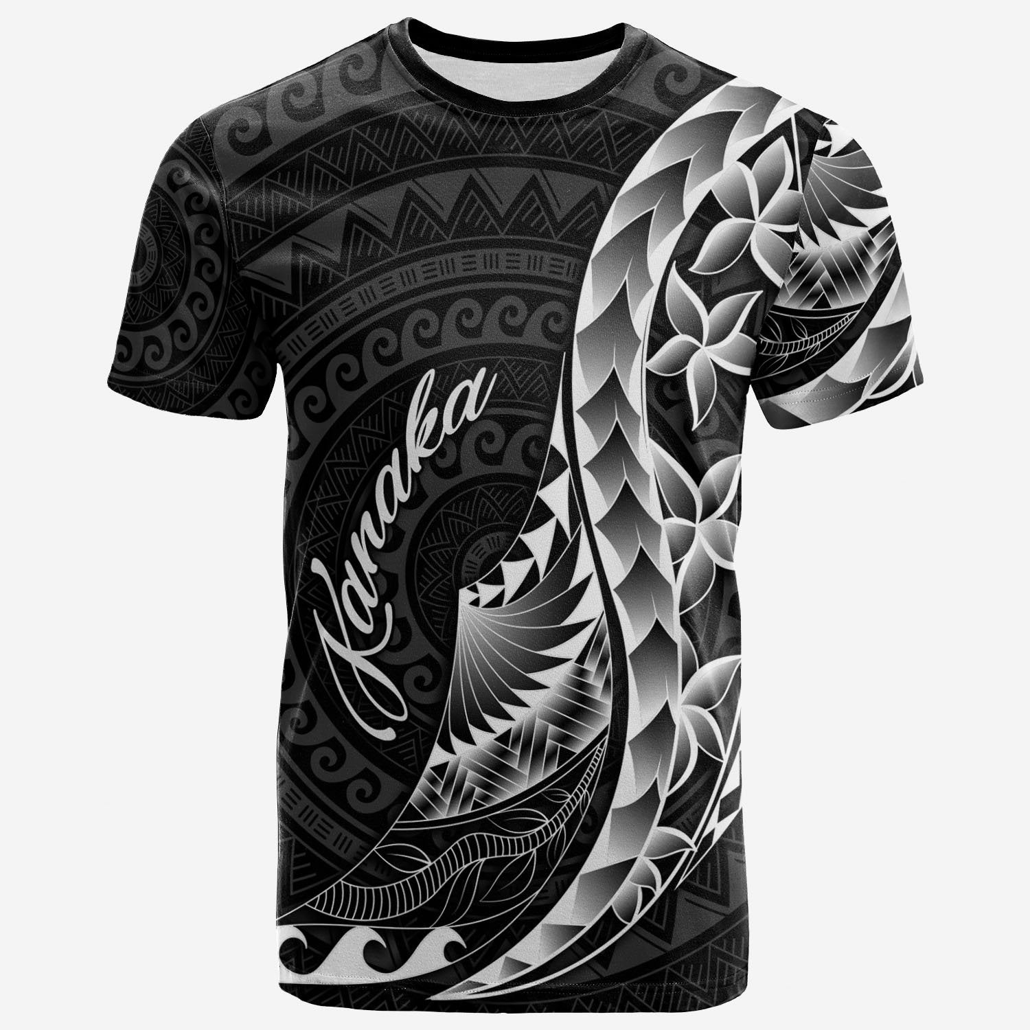 Kanaka Maoli T Shirt Polynesian Pattern Style Unisex Black - Polynesian Pride