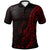 Tuvalu Polo Shirt Polynesian Pattern Style Red Color Unisex Red - Polynesian Pride