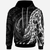 Tonga Hoodie Polynesian Pattern Style Unisex Black - Polynesian Pride