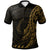 Nauru Polo Shirt Polynesian Pattern Style Gold Color Unisex Gold - Polynesian Pride