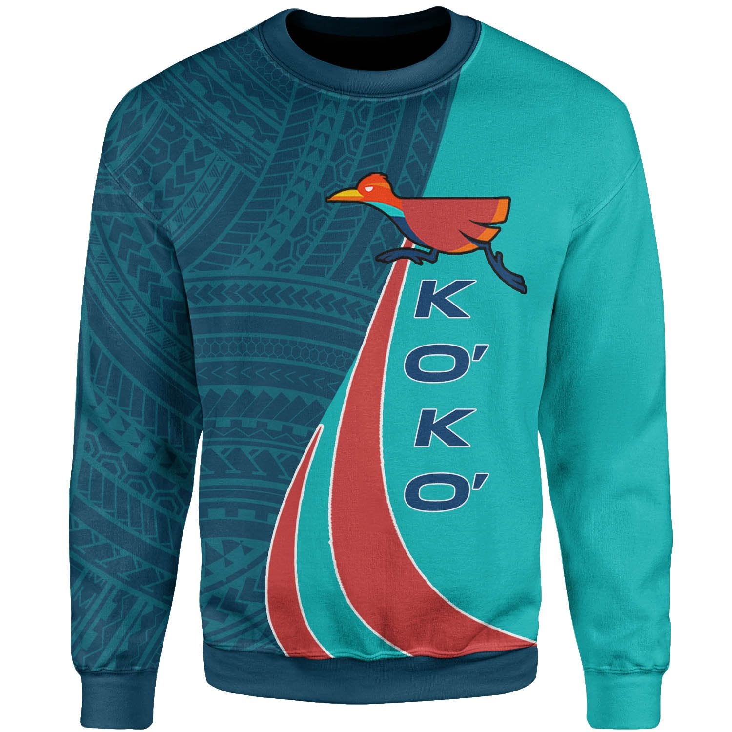 Guam Sweatshirt - Koko Sport Unisex Blue - Polynesian Pride