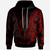 Northern Mariana Islands Hoodie Polynesian Pattern Style Red Color Unisex Red - Polynesian Pride